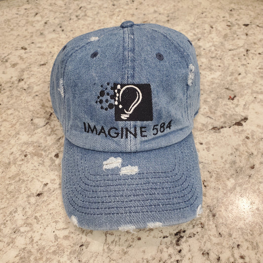 Custom Embroidered Distressed Hat